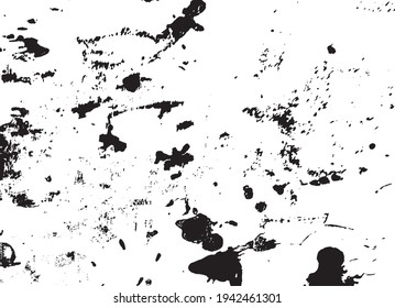 Rough black and white texture vector. Distressed overlay texture. Grunge background. Abstract textured effect. Vector Illustration. Black isolated on white background. EPS10.