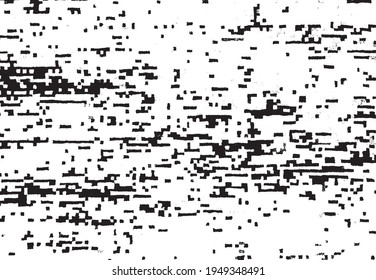 Rough black and white texture vector. Distressed overlay texture. Grunge background. Abstract textured effect. Vector Illustration. Black isolated on white background. EPS10.