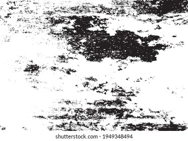 Rough black and white texture vector. Distressed overlay texture. Grunge background. Abstract textured effect. Vector Illustration. Black isolated on white background. EPS10.