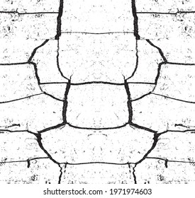 Rough black and white texture vector. Distressed overlay texture. Grunge background. Abstract textured effect. Vector Illustration. Black isolated on white background. EPS10.