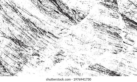 Rough black and white texture vector. Distressed overlay texture. Grunge background. Abstract textured effect. Vector Illustration. Black isolated on white background. EPS10.