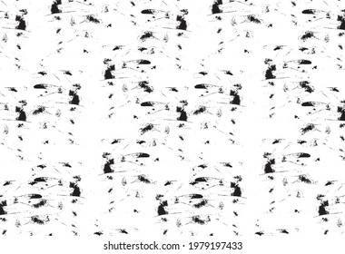 Rough black and white texture vector. Distressed overlay texture. Grunge background. Abstract textured effect. Vector Illustration. Black isolated on white background. EPS10.