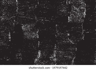 Rough black and white texture vector. Distressed overlay texture. Grunge background. Abstract textured effect. Vector Illustration. Black isolated on white background. EPS10.