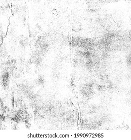 Rough black and white texture vector. Distressed overlay texture. Grunge background. Abstract textured effect. Vector Illustration. Black isolated on white background. EPS10.