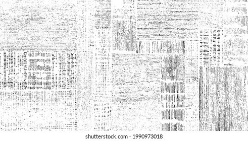 Rough black and white texture vector. Distressed overlay texture. Grunge background. Abstract textured effect. Vector Illustration. Black isolated on white background. EPS10.