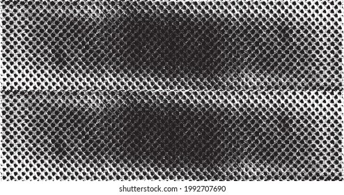 Rough black and white texture vector. Distressed overlay texture. Grunge background. Abstract textured effect. Vector Illustration. Black isolated on white background. EPS10.