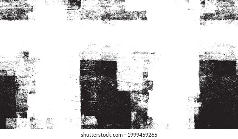 Rough black and white texture vector. Distressed overlay texture. Grunge background. Abstract textured effect. Vector Illustration. Black isolated on white background. EPS10.