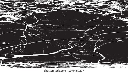Rough black and white texture vector. Distressed overlay texture. Grunge background. Abstract textured effect. Vector Illustration. Black isolated on white background. EPS10.