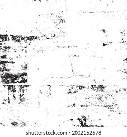 Rough black and white texture vector. Distressed overlay texture. Grunge background. Abstract textured effect. Vector Illustration. Black isolated on white background. EPS10.