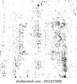 Rough black and white texture vector. Distressed overlay texture. Grunge background. Abstract textured effect. Vector Illustration. Black isolated on white background. EPS10.