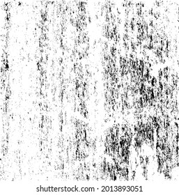 Rough black and white texture vector. Distressed overlay texture. Grunge background. Abstract textured effect. Vector Illustration. Black isolated on white background. EPS10.