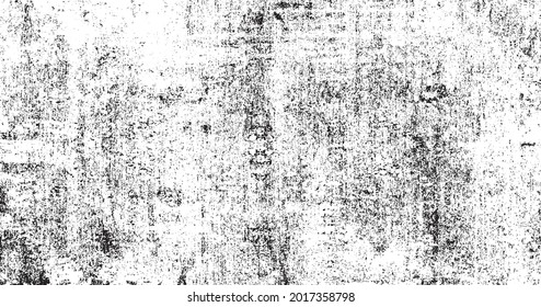 Rough black and white texture vector. Distressed overlay texture. Grunge background. Abstract textured effect. Vector Illustration. Black isolated on white background. EPS10.