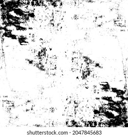 Rough black and white texture vector. Distressed overlay texture. Grunge background. Abstract textured effect. Vector Illustration. Black isolated on white background. EPS10.