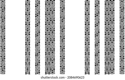 Vector de textura gruesa en blanco y negro. Textura superpuesta angustiada. Borde de fondo. Efecto texturado abstracto. Ilustración vectorial. Negro aislado sobre fondo blanco. EPS10.