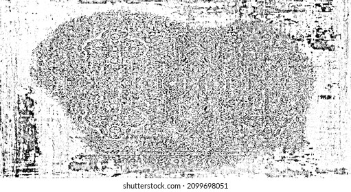 Rough black and white texture vector. Distressed overlay texture. Grunge background. Abstract textured effect. Vector Illustration. Black isolated on white background. EPS10.