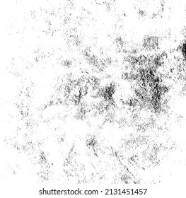 Rough black and white texture vector. Distressed overlay texture. Grunge background. Abstract textured effect. Vector Illustration. Black isolated on white background. EPS10.