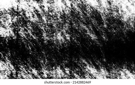 Rough black and white texture vector. Distressed overlay texture. Grunge background. Abstract textured effect. Vector Illustration. Black isolated on white background. EPS10.