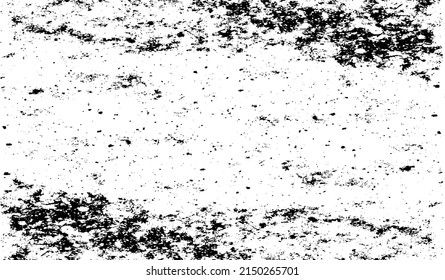 Rough black and white texture vector. Distressed overlay texture. Grunge background. Abstract textured effect. Vector Illustration. Black isolated on white background. EPS10.