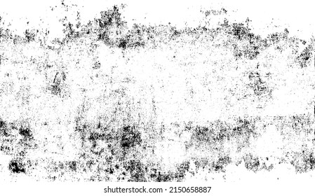 Rough black and white texture vector. Distressed overlay texture. Grunge background. Abstract textured effect. Vector Illustration. Black isolated on white background. EPS10.