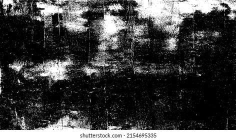 Rough black and white texture vector. Distressed overlay texture. Grunge background. Abstract textured effect. Vector Illustration. Black isolated on white background. EPS10.