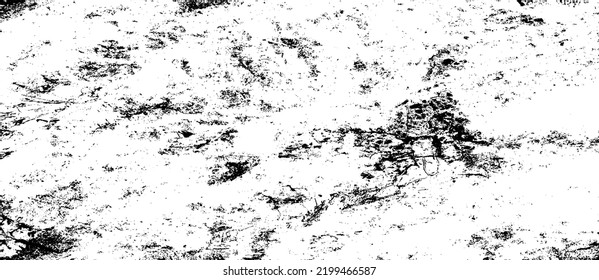 Rough black and white texture vector. Distressed overlay texture. Grunge background. Abstract textured effect. Vector Illustration. Black isolated on white background. EPS10.