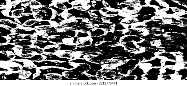 Rough black and white texture vector. Distressed overlay texture. Grunge background. Abstract textured effect. Vector Illustration. Black isolated on white background. EPS10.