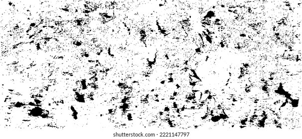 Rough black and white texture vector. Distressed overlay texture. Grunge background. Abstract textured effect. Vector Illustration. Black isolated on white background. EPS10.