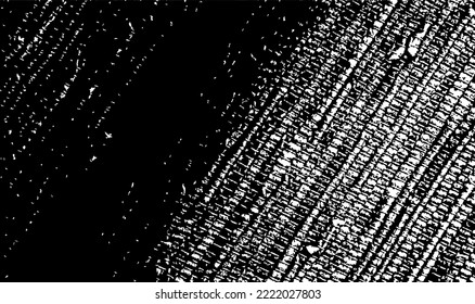 Rough black and white texture vector. Distressed overlay texture. Grunge background. Abstract textured effect. Vector Illustration. Black isolated on white background. EPS10.