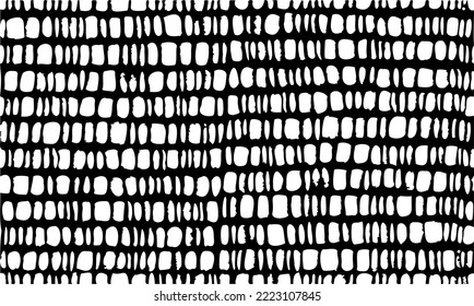 Rough black and white texture vector. Distressed overlay texture. Grunge background. Abstract textured effect. Vector Illustration. Black isolated on white background. EPS10.