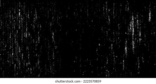 Vector de textura gruesa en blanco y negro. Textura superpuesta angustiada. Borde de fondo. Efecto texturado abstracto. Ilustración vectorial. Negro aislado sobre fondo blanco. EPS10.