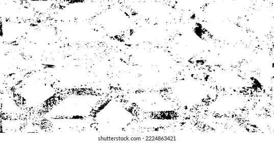Rough black and white texture vector. Distressed overlay texture. Grunge background. Abstract textured effect. Vector Illustration. Black isolated on white background. EPS10.