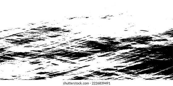 Rough black and white texture vector. Distressed overlay texture. Grunge background. Abstract textured effect. Vector Illustration. Black isolated on white background. EPS10.