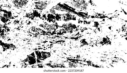Rough black and white texture vector. Distressed overlay texture. Grunge background. Abstract textured effect. Vector Illustration. Black isolated on white background. EPS10.
