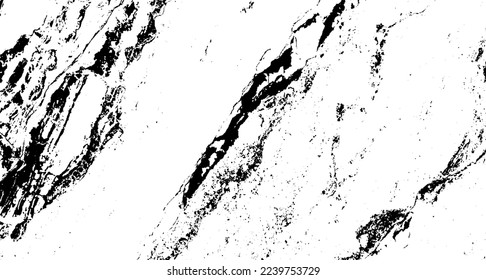 Vector de textura gruesa en blanco y negro. Textura superpuesta angustiada. Borde de fondo. Efecto texturado abstracto. Ilustración vectorial. Negro aislado sobre fondo blanco. EPS10.