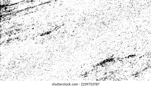 Rough black and white texture vector. Distressed overlay texture. Grunge background. Abstract textured effect. Vector Illustration. Black isolated on white background. EPS10.