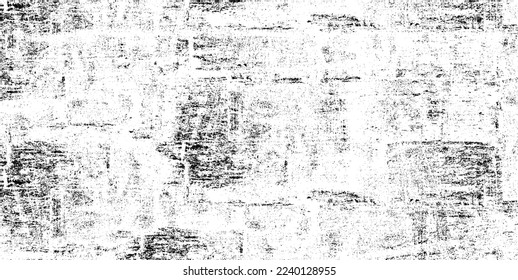 Rough black and white texture vector. Distressed overlay texture. Grunge background. Abstract textured effect. Vector Illustration. Black isolated on white background. EPS10.
