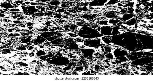 Rough black and white texture vector. Distressed overlay texture. Grunge background. Abstract textured effect. Vector Illustration. Black isolated on white background. EPS10.