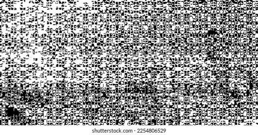 Rough black and white texture vector. Distressed overlay texture. Grunge background. Abstract textured effect. Vector Illustration. Black isolated on white background. EPS10.