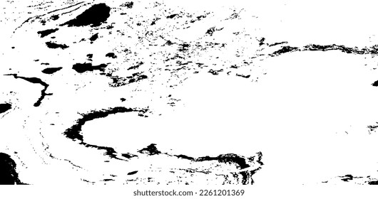 Rough black and white texture vector. Distressed overlay texture. Grunge background. Abstract textured effect. Vector Illustration. Black isolated on white background. EPS10.