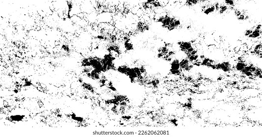 Rough black and white texture vector. Distressed overlay texture. Grunge background. Abstract textured effect. Vector Illustration. Black isolated on white background. EPS10