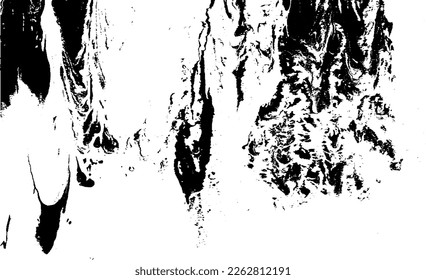 Rough black and white texture vector. Distressed overlay texture. Grunge background. Abstract textured effect. Vector Illustration. Black isolated on white background. EPS10.