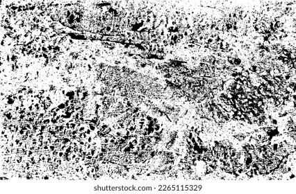 Rough black and white texture vector. Distressed overlay texture. Grunge background. Abstract textured effect. Vector Illustration. Black isolated on white background. EPS10