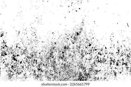 Rough black and white texture vector. Distressed overlay texture. Grunge background. Abstract textured effect. Vector Illustration. Black isolated on white background. EPS10