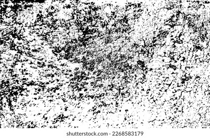 Rough black and white texture vector. Distressed overlay texture. Grunge background. Abstract textured effect. Vector Illustration. Black isolated on white background. EPS10