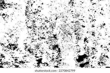 Rough black and white texture vector. Distressed overlay texture. Grunge background. Abstract textured effect. Vector Illustration. Black isolated on white background. EPS10.