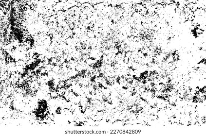 Rough black and white texture vector. Distressed overlay texture. Grunge background. Abstract textured effect. Vector Illustration. Black isolated on white background. EPS10.