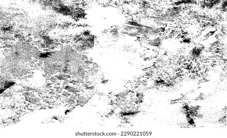 Rough black and white texture vector. Distressed overlay texture. Grunge background. Abstract textured effect. Vector Illustration. Black isolated on white background. EPS10