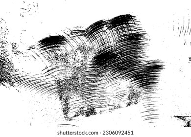 Rough black and white texture vector. Distressed overlay texture. Grunge background. Abstract textured effect. Vector Illustration. Black isolated on white background.