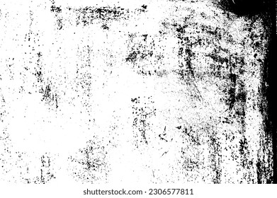 Rough black and white texture vector. Distressed overlay texture. Grunge background. Abstract textured effect. Vector Illustration. Black isolated on white background.