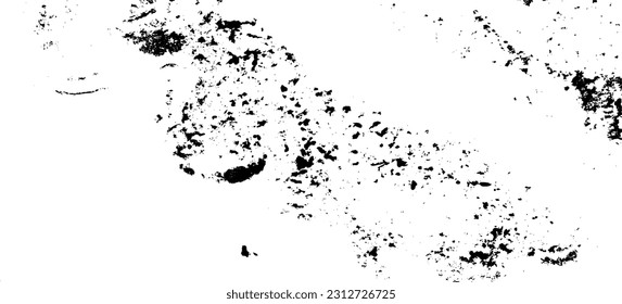 Rough black and white texture vector. Distressed overlay texture. Grunge background. Abstract textured effect. Vector Illustration. Black isolated on white background. EPS10